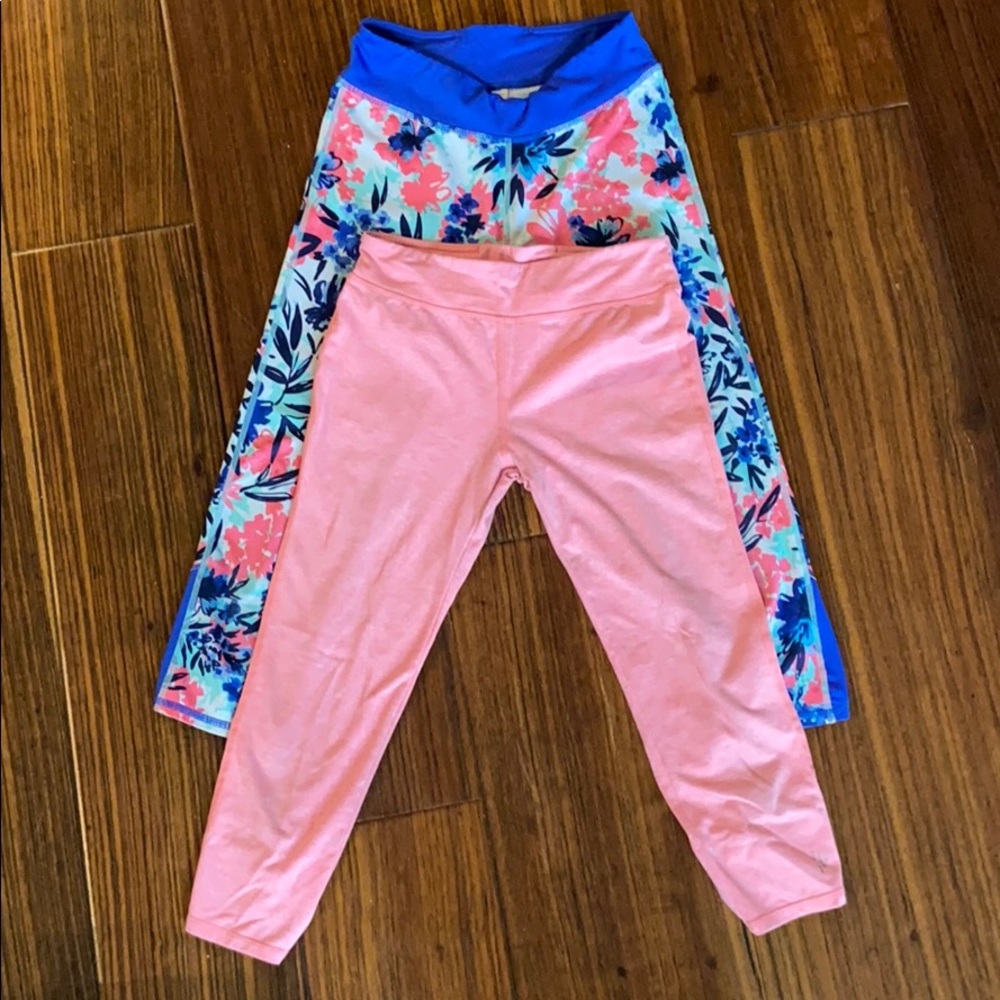 2 pairs of girls Gymboree Capri leggings